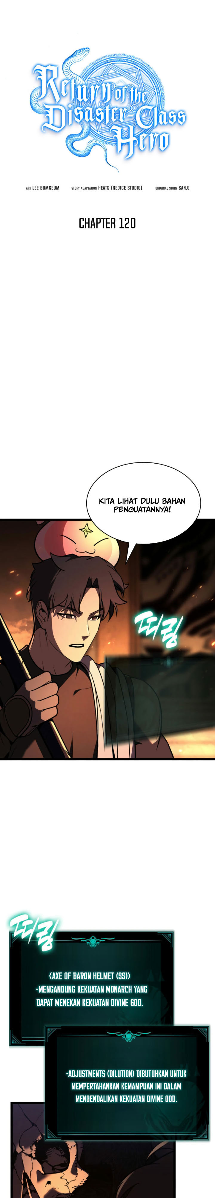 A Disaster-Class Hero Has Returned Chapter 120