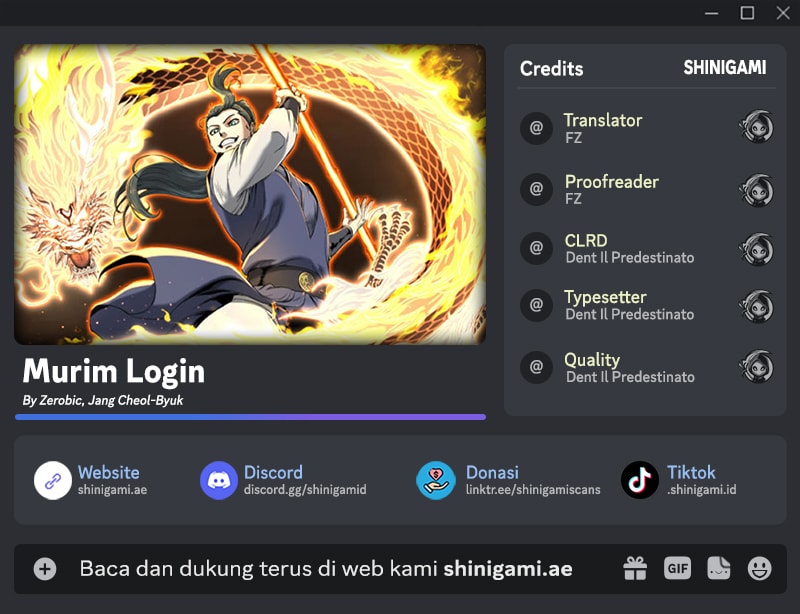 Murim Login Chapter 223