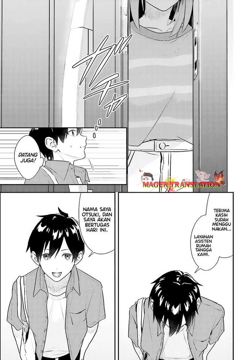 Kajidaikou no Arbeit wo Hajimetara Gakuen Ichi no Bishoujo no Kazoku ni Kiniirarechaimashita Chapter 01