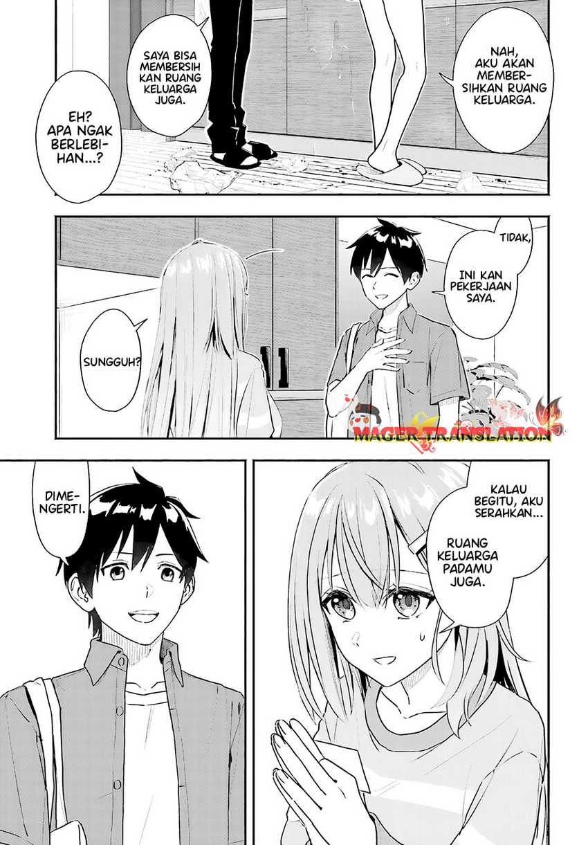 Kajidaikou no Arbeit wo Hajimetara Gakuen Ichi no Bishoujo no Kazoku ni Kiniirarechaimashita Chapter 01