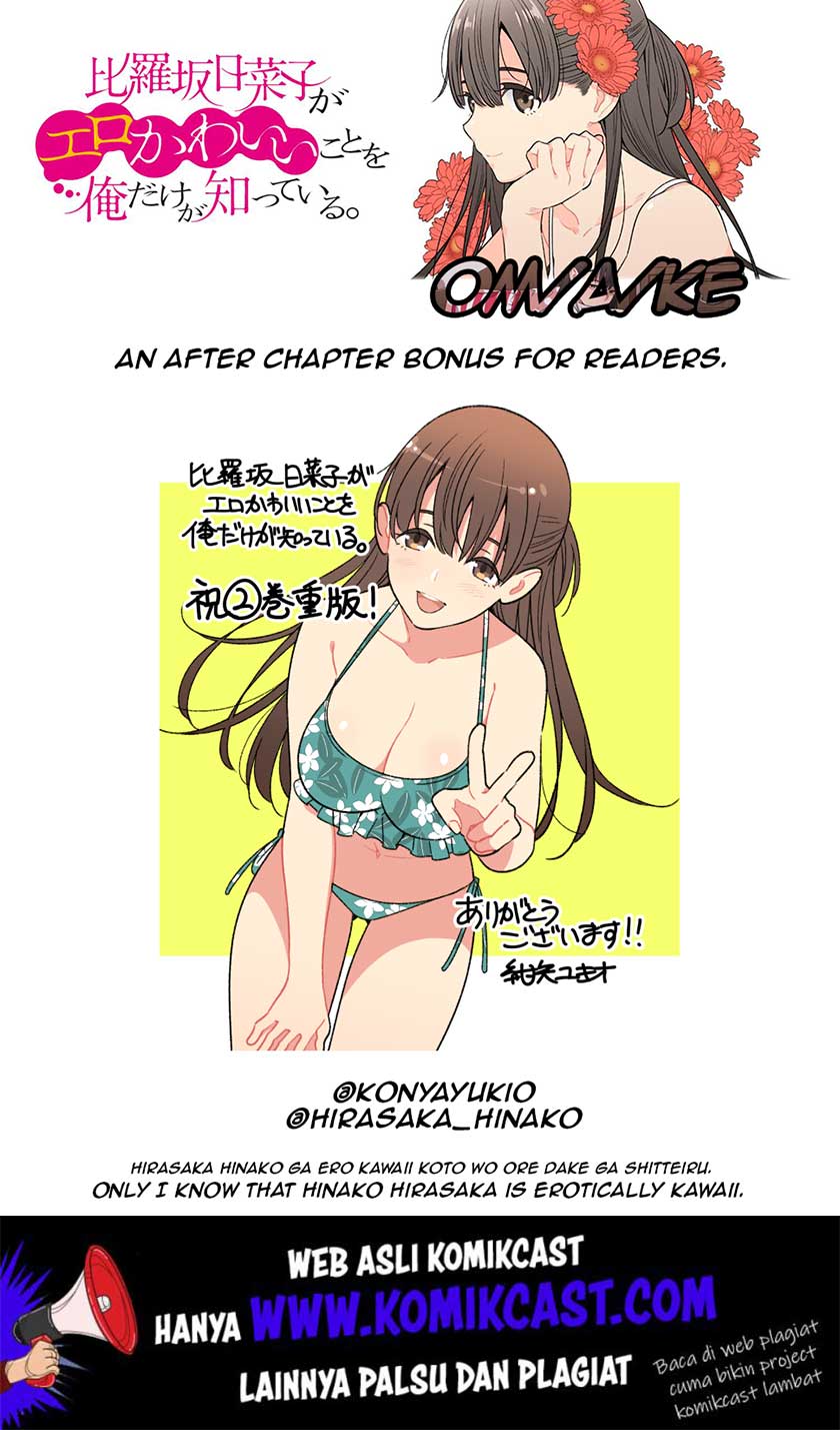 Hirasaka Hinako ga Ero Kawaii koto wo Ore dake ga Shitteiru Chapter 09.5
