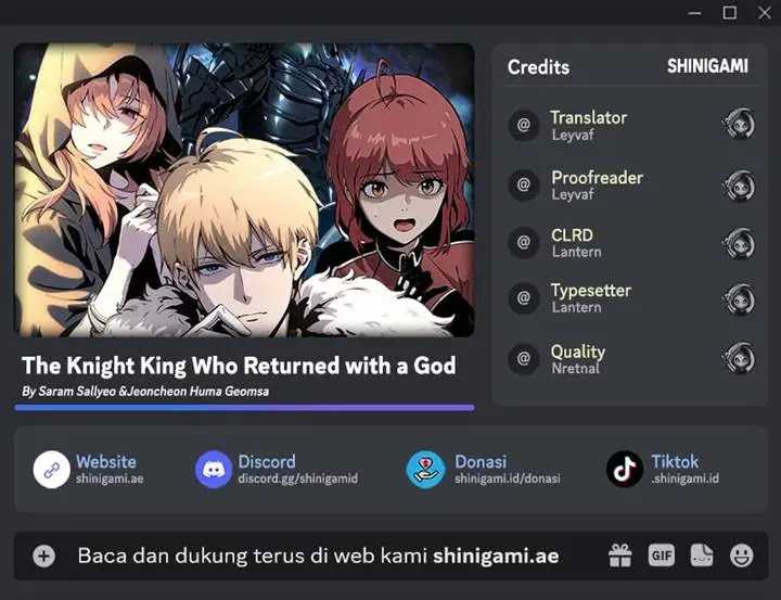 The Knight King Who Returned with a God Chapter 109