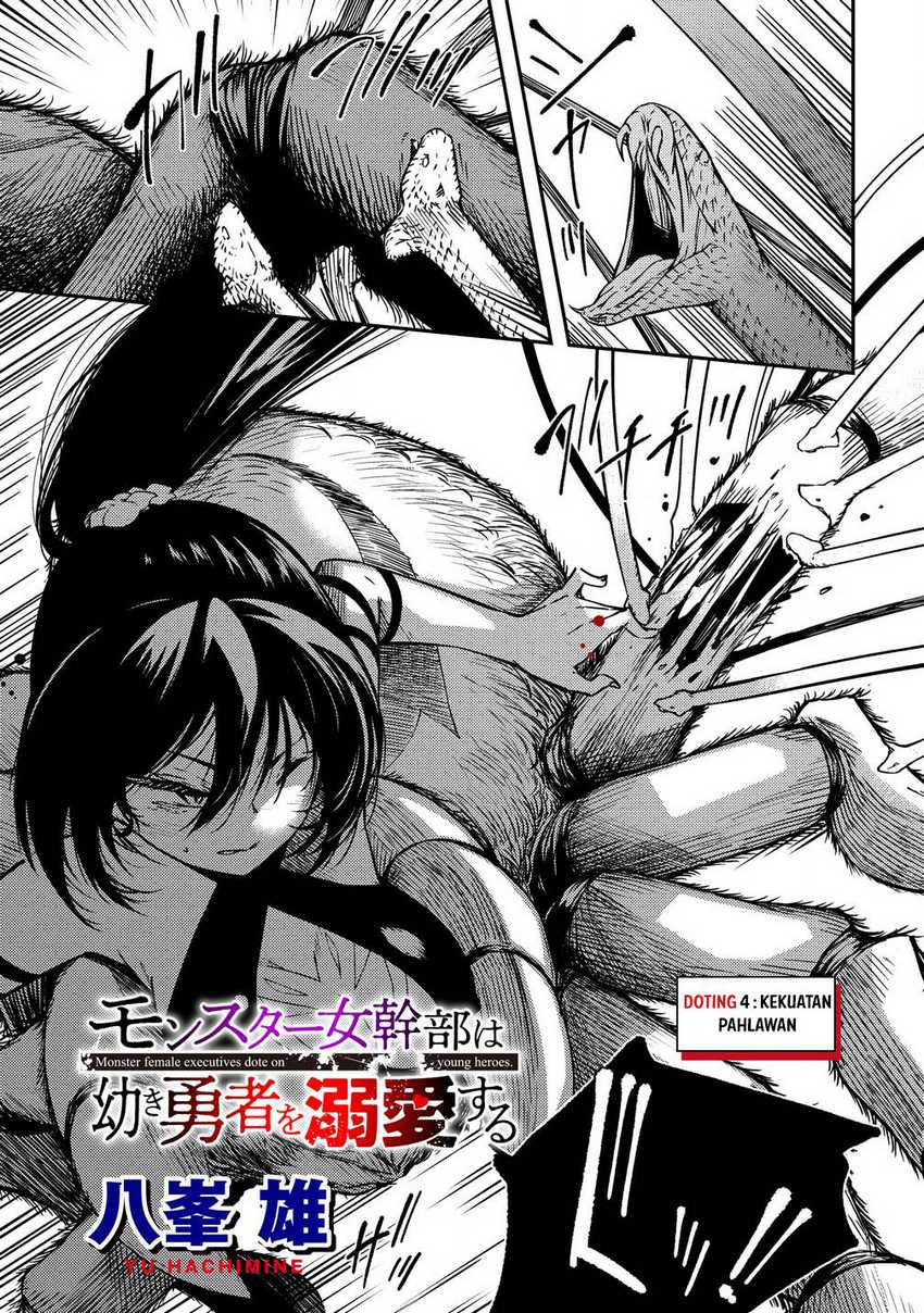 Monster Onna Kanbu wa Osanaki Yuusha wo Dekiaisuru Chapter 04 page 1