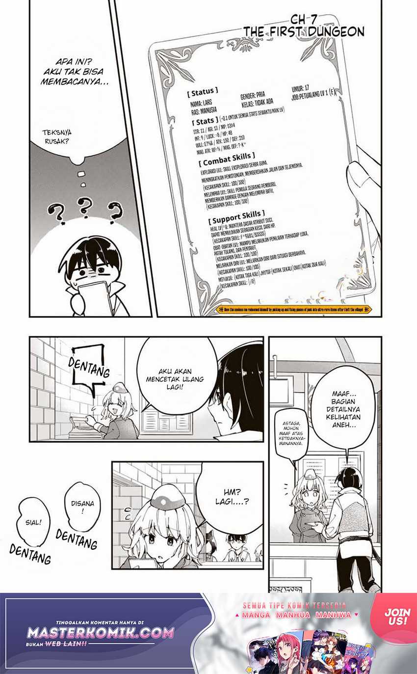 Kiwameta Heel ga Subete wo Iyasu! – Mura de Muyou ni natta Boku wa, Hirotta Gomi wo Geki Rare Item ni Shuuzen shite Nariagaru Chapter 07