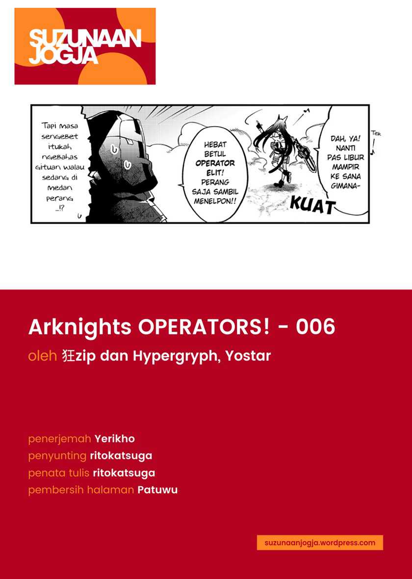 Arknights: OPERATORS! Chapter 06