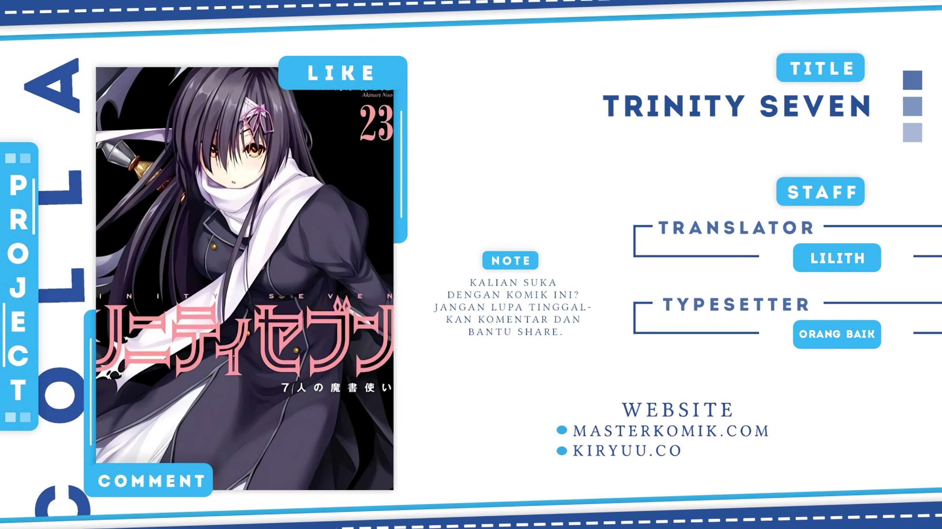 Trinity Seven Chapter 88