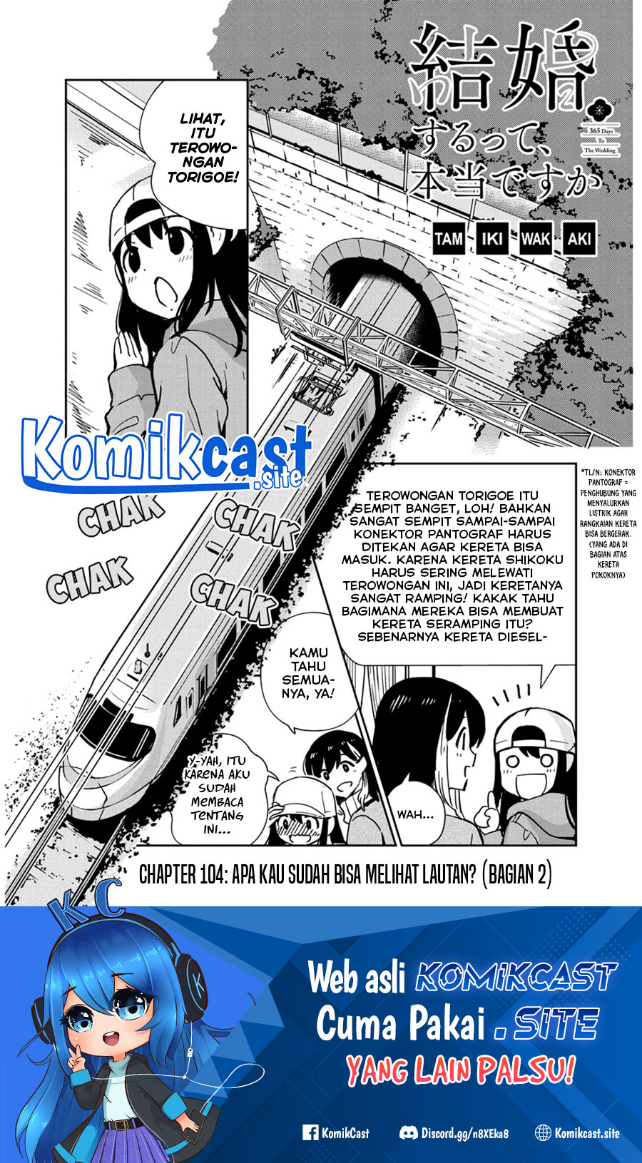 Kekkon Surutte, Hontou desu ka? Chapter 104