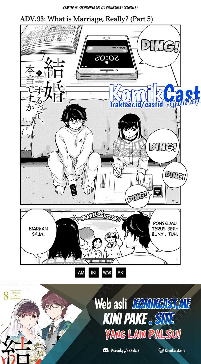 Kekkon Surutte, Hontou desu ka? Chapter 93