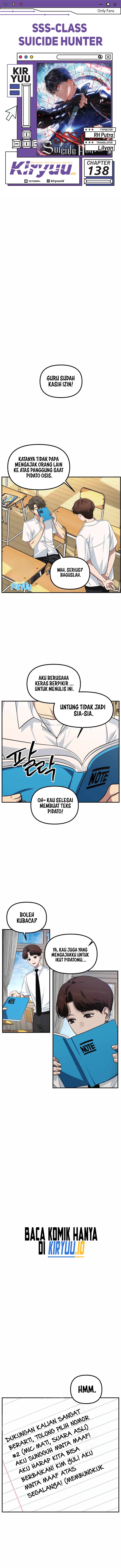 SSS-Class Suicide Hunter Chapter 138