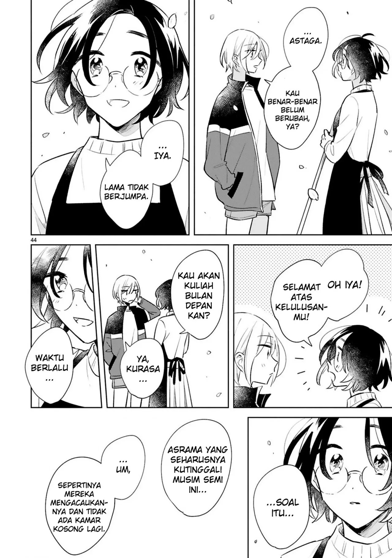 Haru to Midori chapter 15 halaman 44