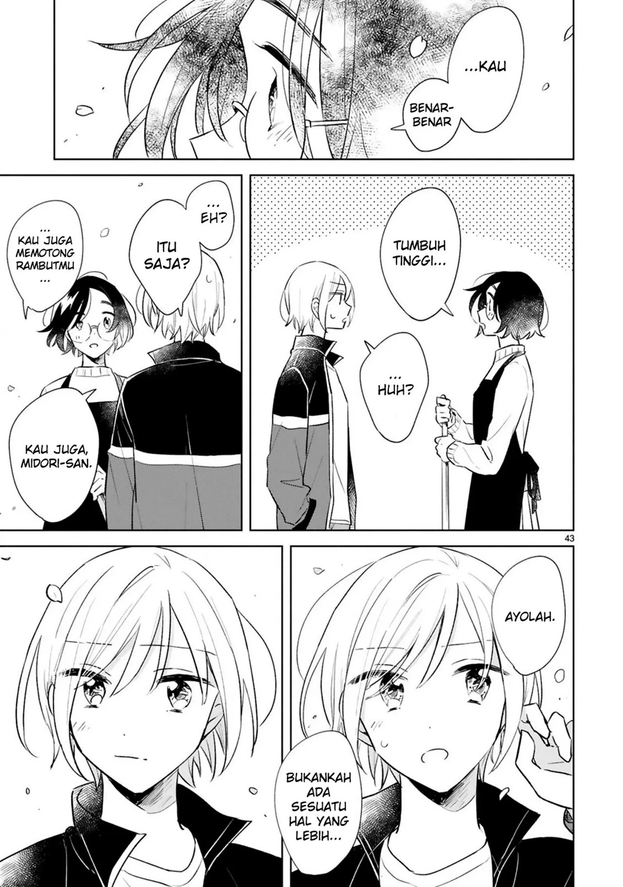 Haru to Midori chapter 15 halaman 43