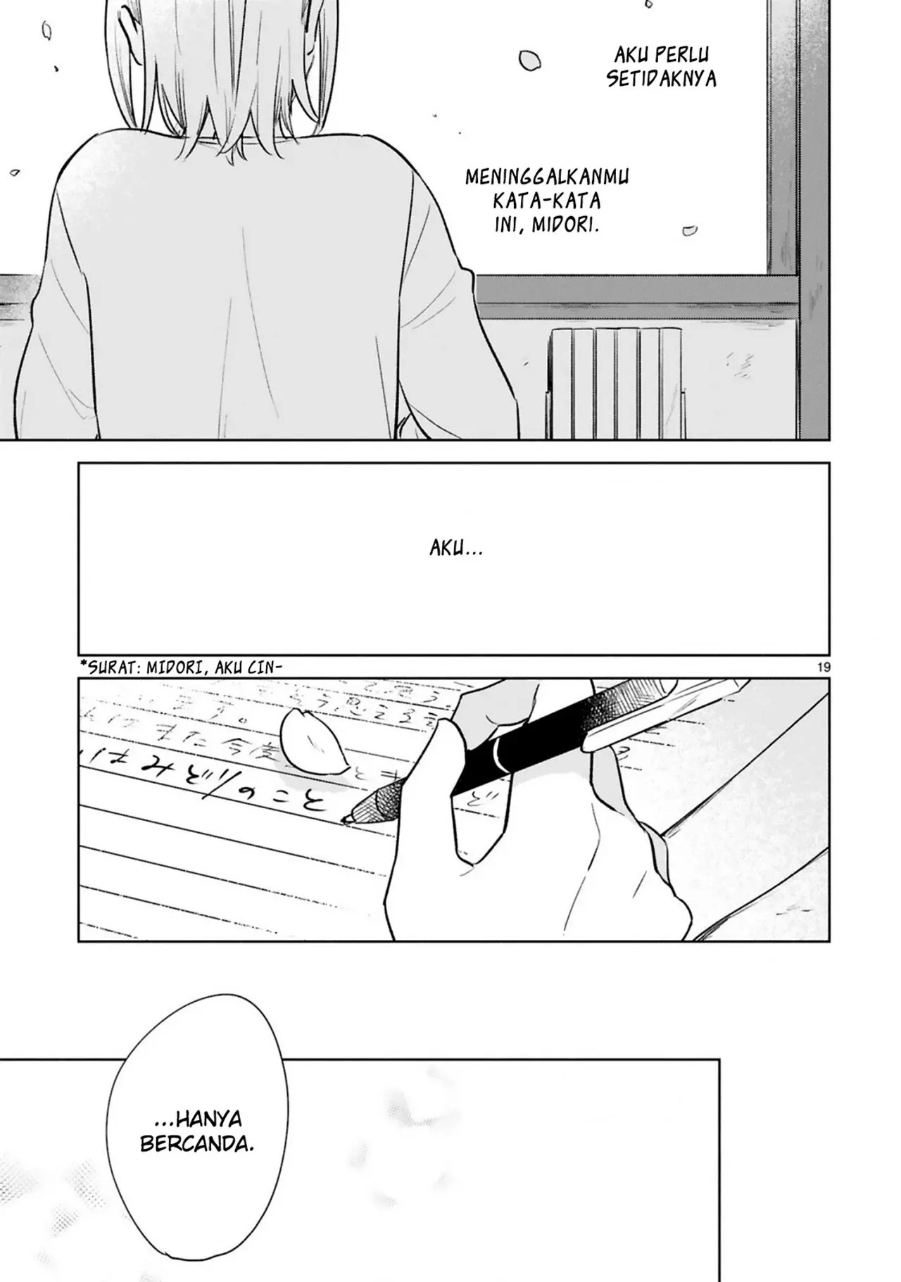 Haru to Midori chapter 15 halaman 19