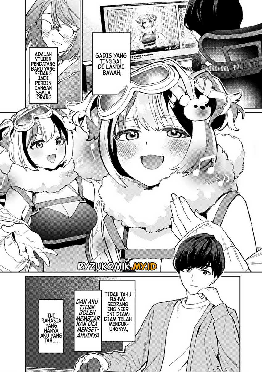 Shita no Kai ni Sundeiru Hikikomori Bishojo wa Ote Jimusho no Shinjin Vtuber Deshita Chapter 01