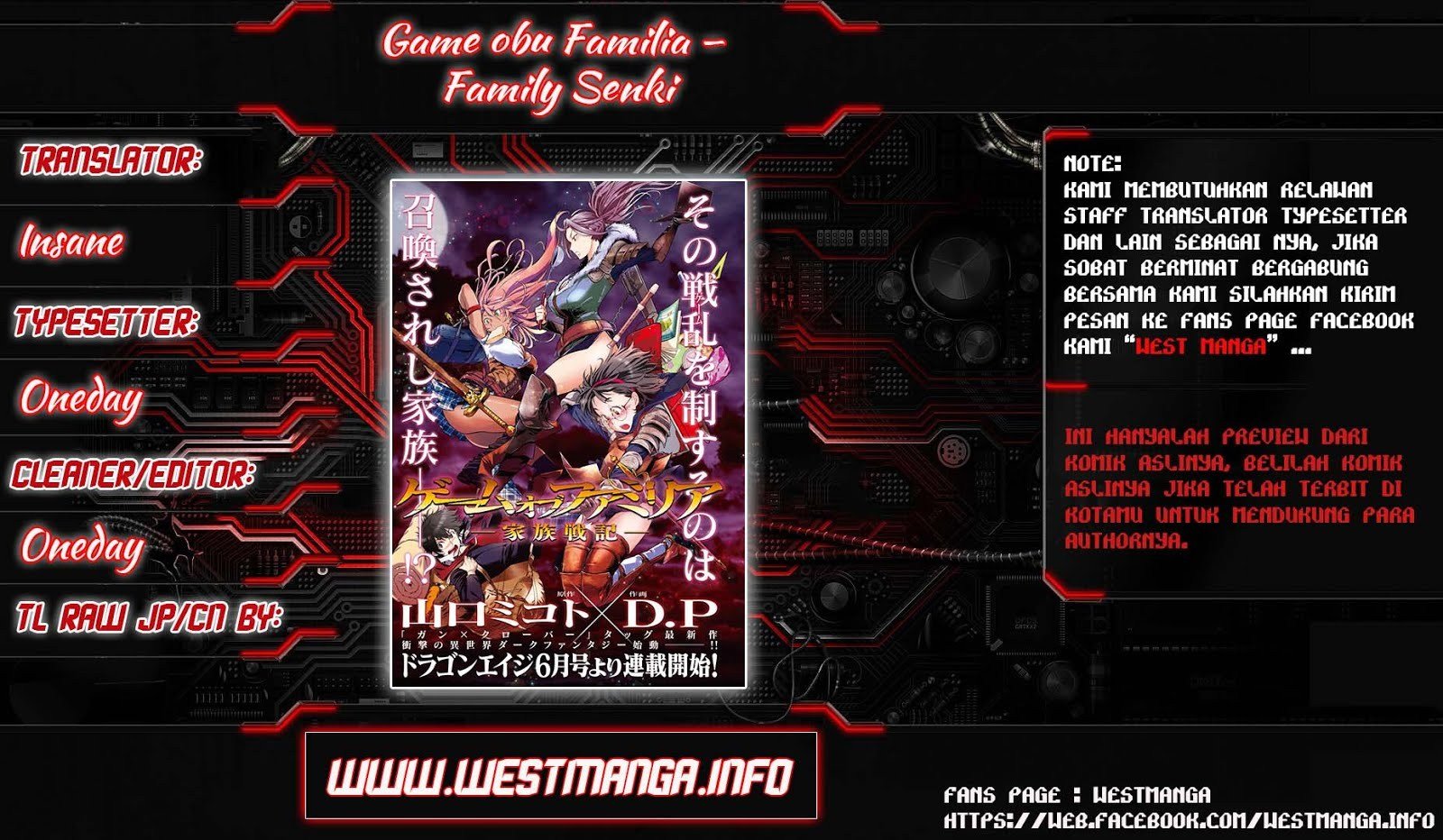 Game obu Familia – Family Senki Chapter 01