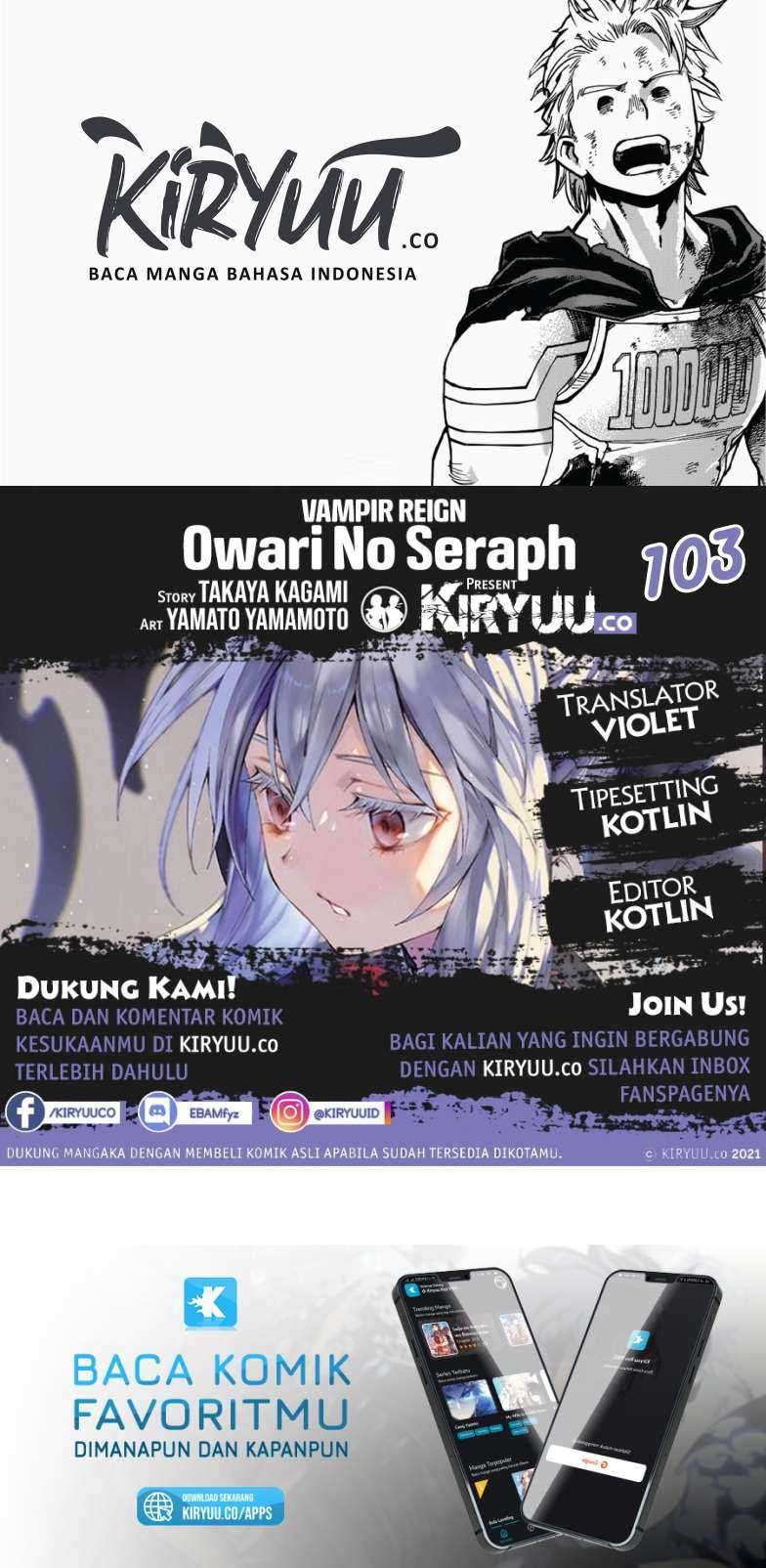 Owari No Seraph Chapter 103