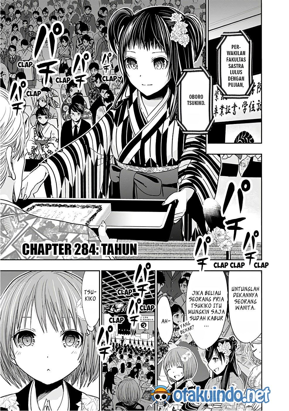 Minamoto-kun no Monogatari Chapter 284 page 1