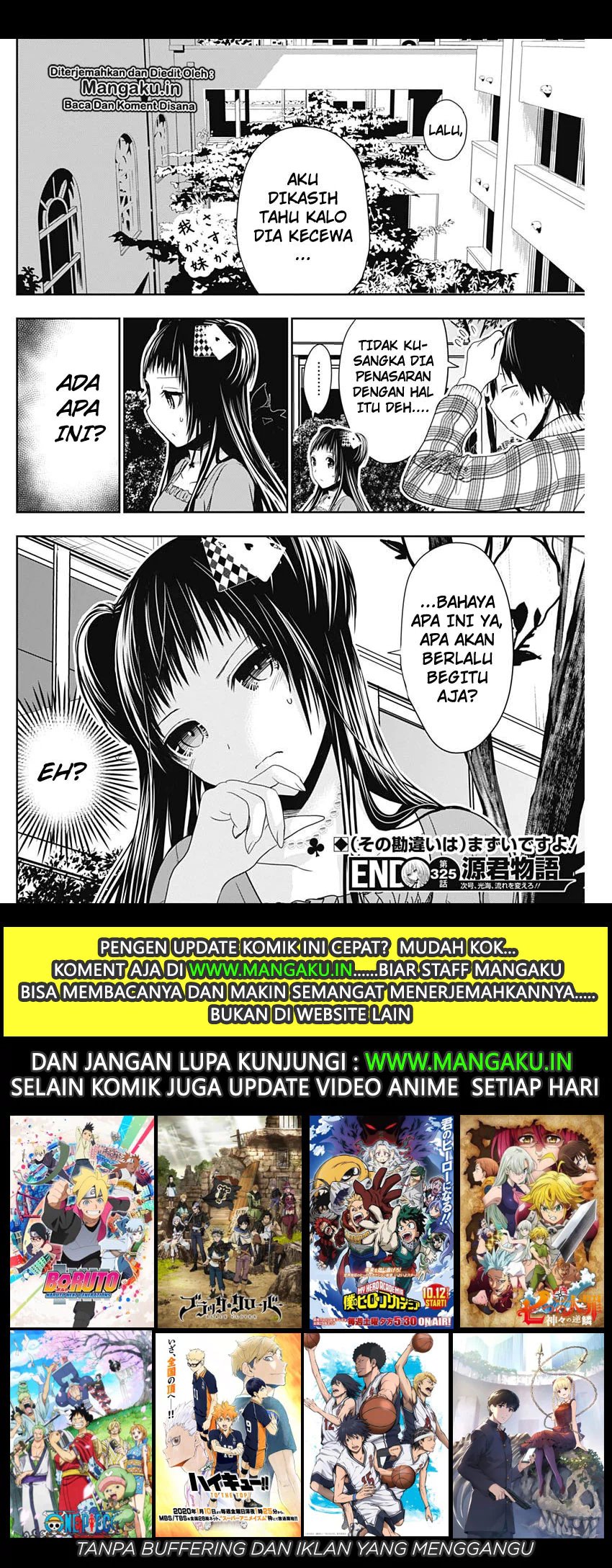 Minamoto-kun no Monogatari Chapter 325 page 8