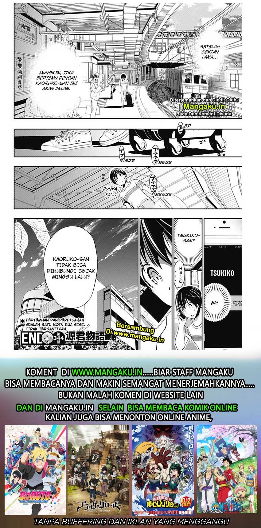 Minamoto-kun no Monogatari Chapter 344 page 9