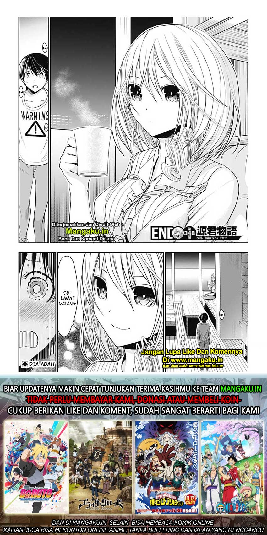 Minamoto-kun no Monogatari Chapter 348 page 9