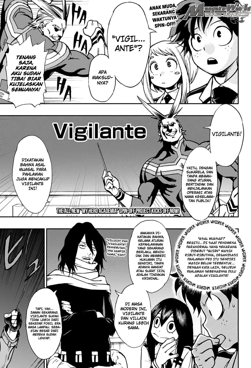 Vigilante: Boku no Hero Academia Illegals Chapter 00