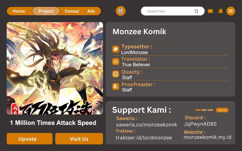 1 Million Times Attack Speed Chapter 104