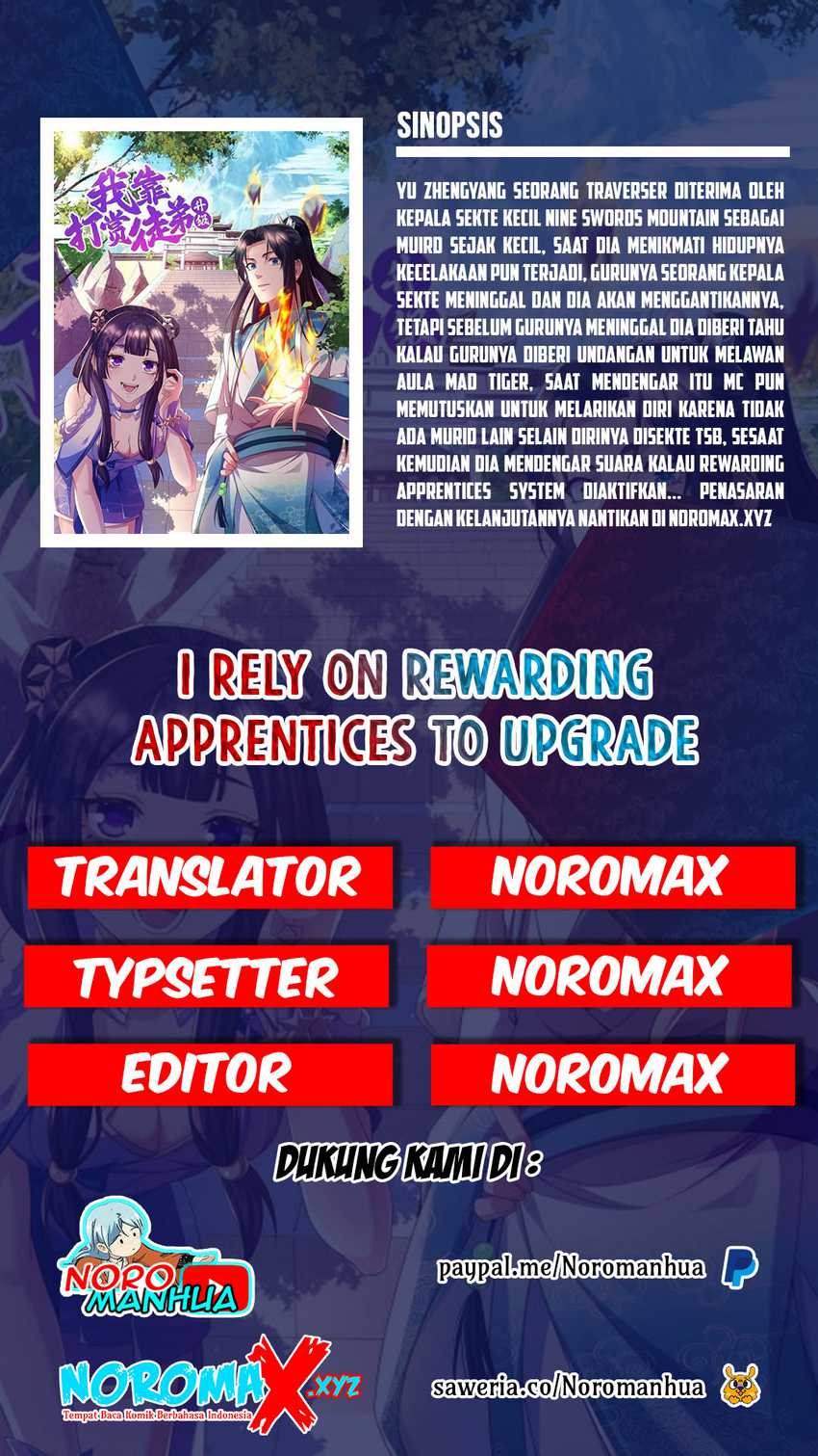 I Rely On Rewarding Apprentices To Upgrade Chapter 03