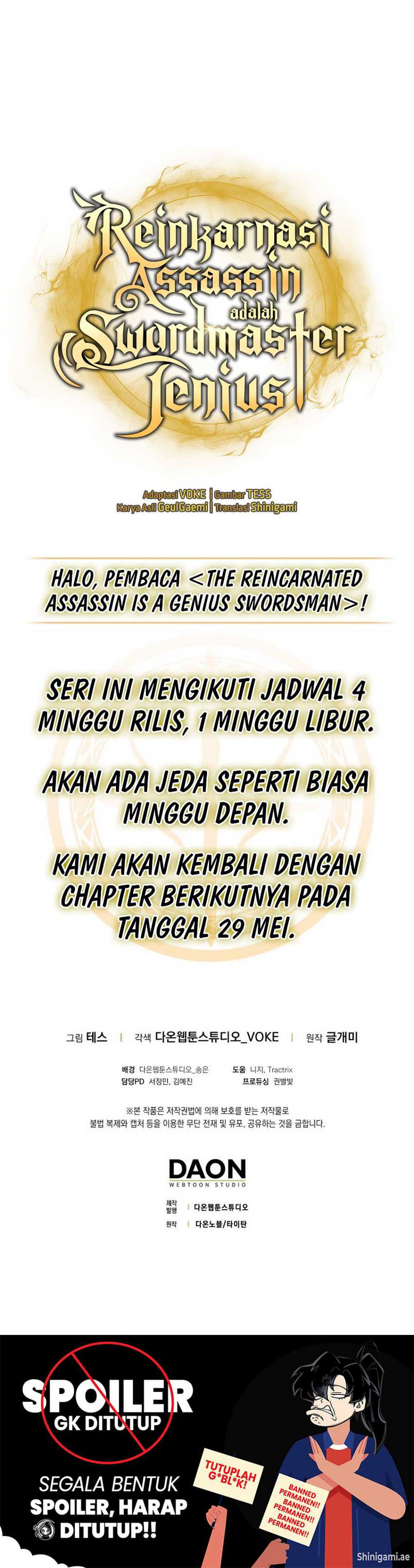 The Reincarnated Assassin Is a Genius Swordsman Chapter 64