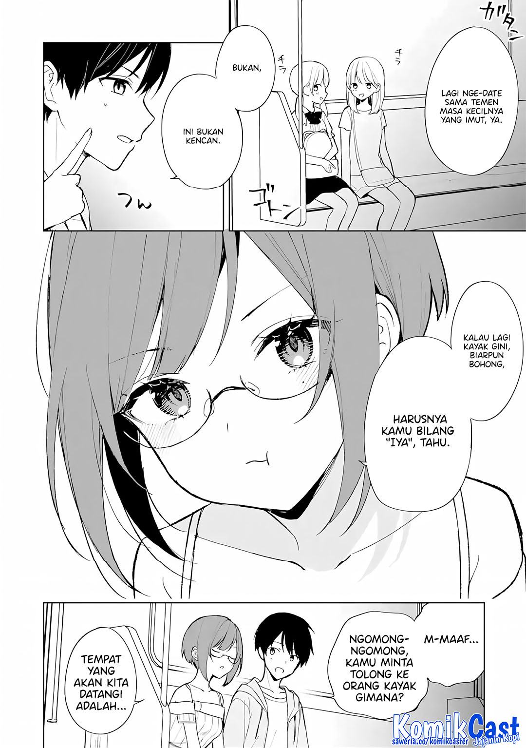 Chikan Saresou ni Natteiru S-kyuu Bishoujo wo Tasuketara Tonari no Seki no Osanajimi datta Chapter 74