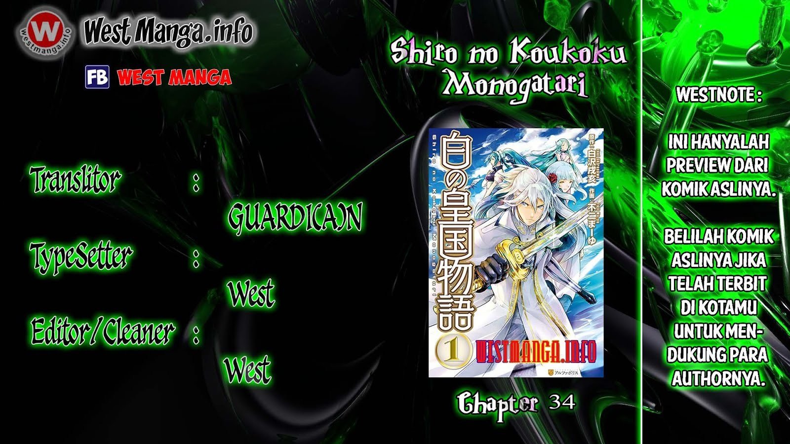 Shiro no Koukoku Monogatari Chapter 34