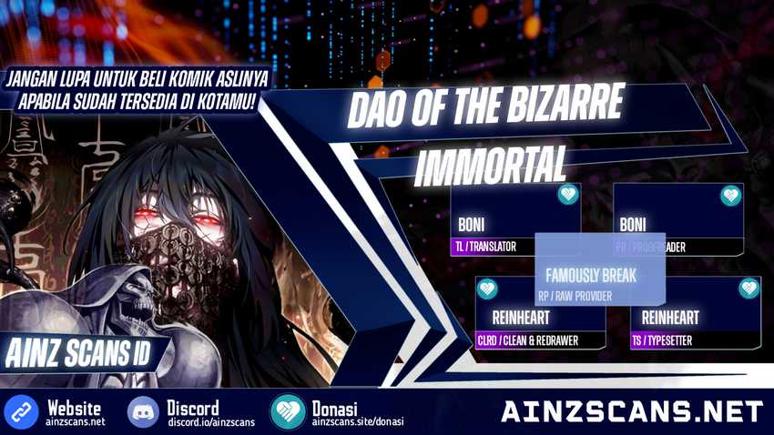 Dao of the Bizarre Immortal Chapter 34