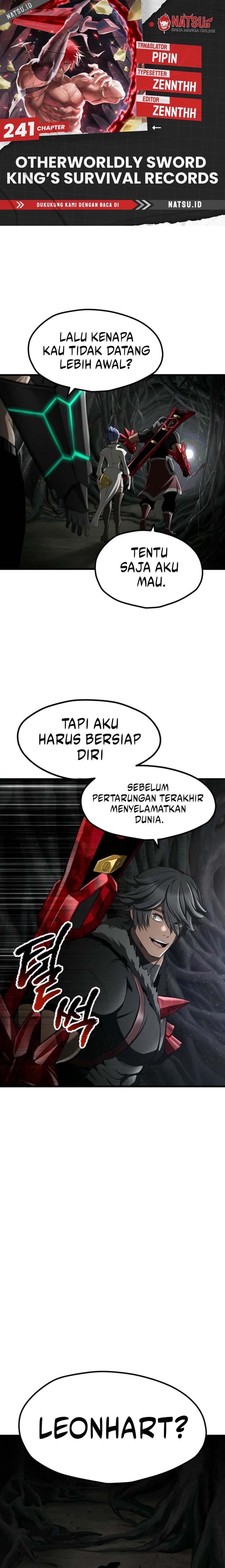 Otherworldly Sword King’s Survival Records Chapter 241