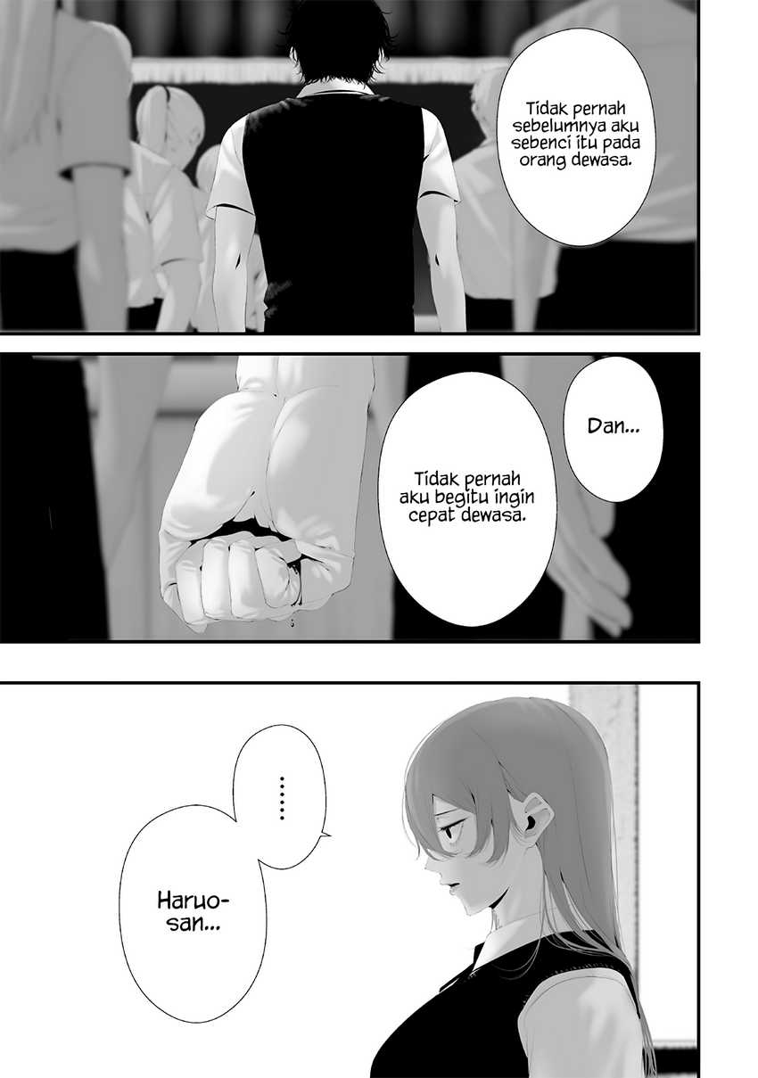 Tsurenai Hodo Aokute Azatoi Kurai ni Akai Chapter 74.5