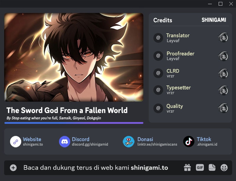 The Sword God From A Fallen World Chapter 30