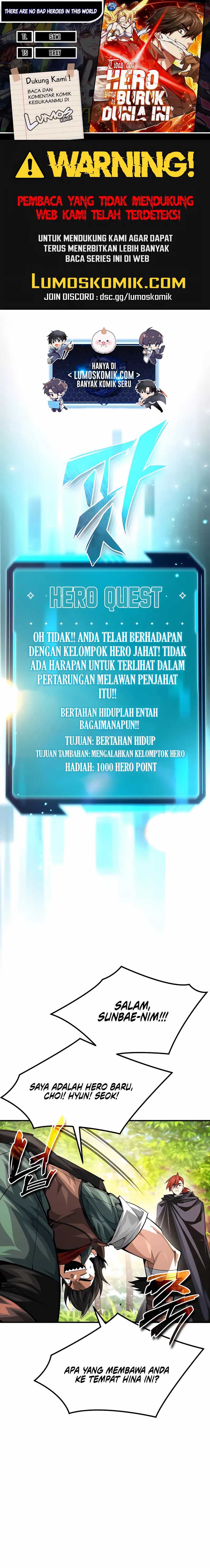 There Are No Bad Heroes In This World Chapter 33