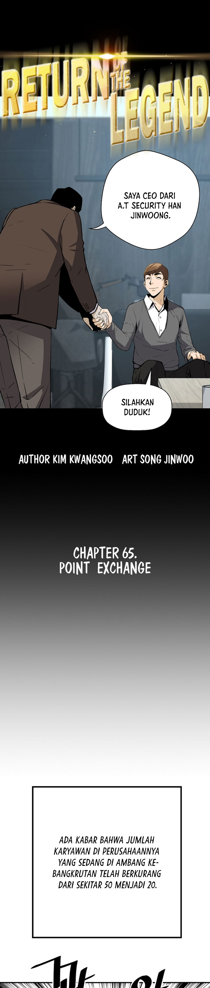 Return of the Legend Chapter 65