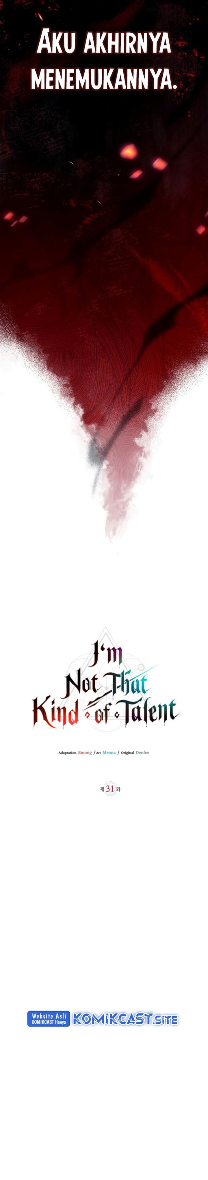 I&#8217;m Not That Kind of Talent Chapter 31