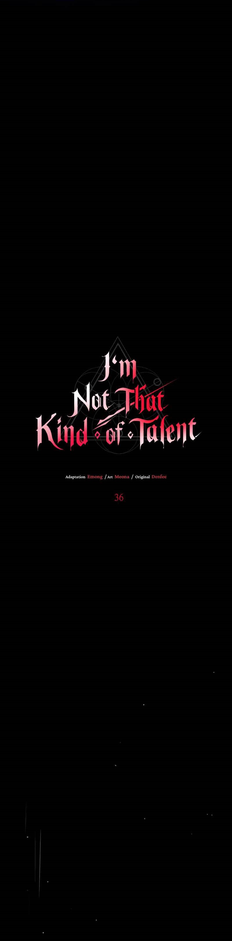 I&#8217;m Not That Kind of Talent Chapter 36