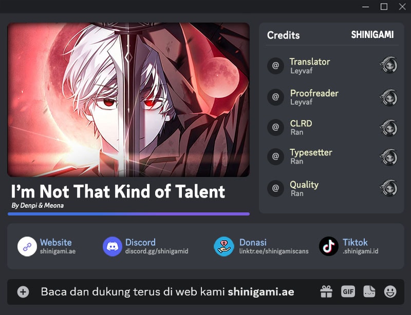 I’m Not That Kind of Talent Chapter 78