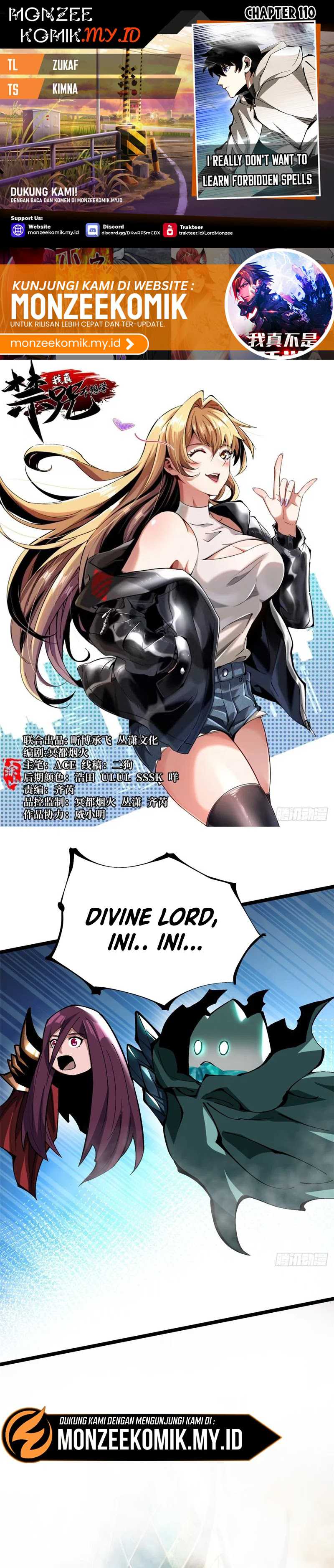 I Really Don’t Want to Learn Forbidden Spells Chapter 110