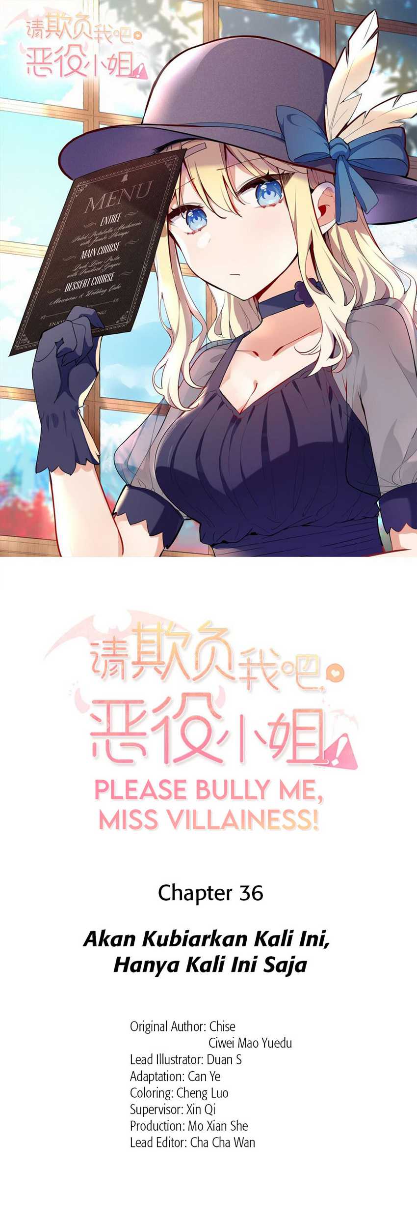 Please Bully Me, Miss Villainess! Chapter 36