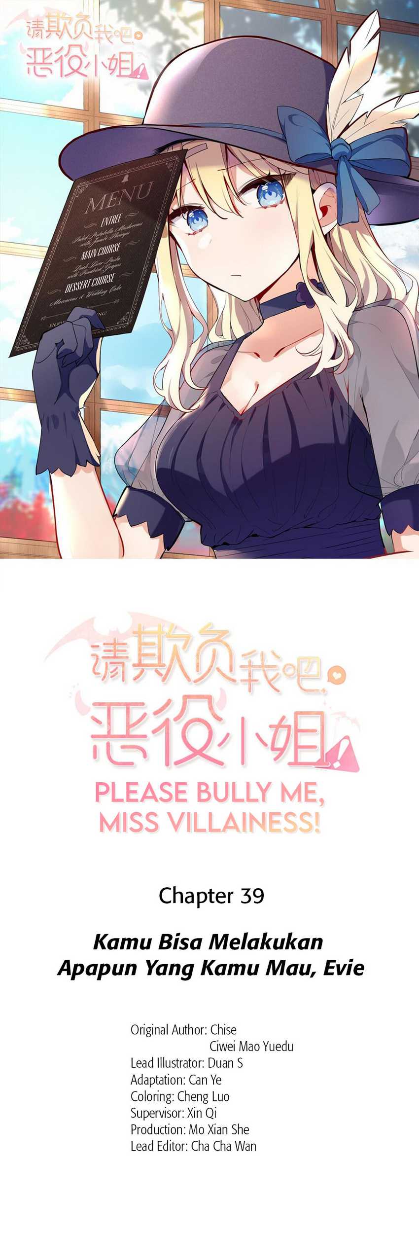 Please Bully Me, Miss Villainess! Chapter 39