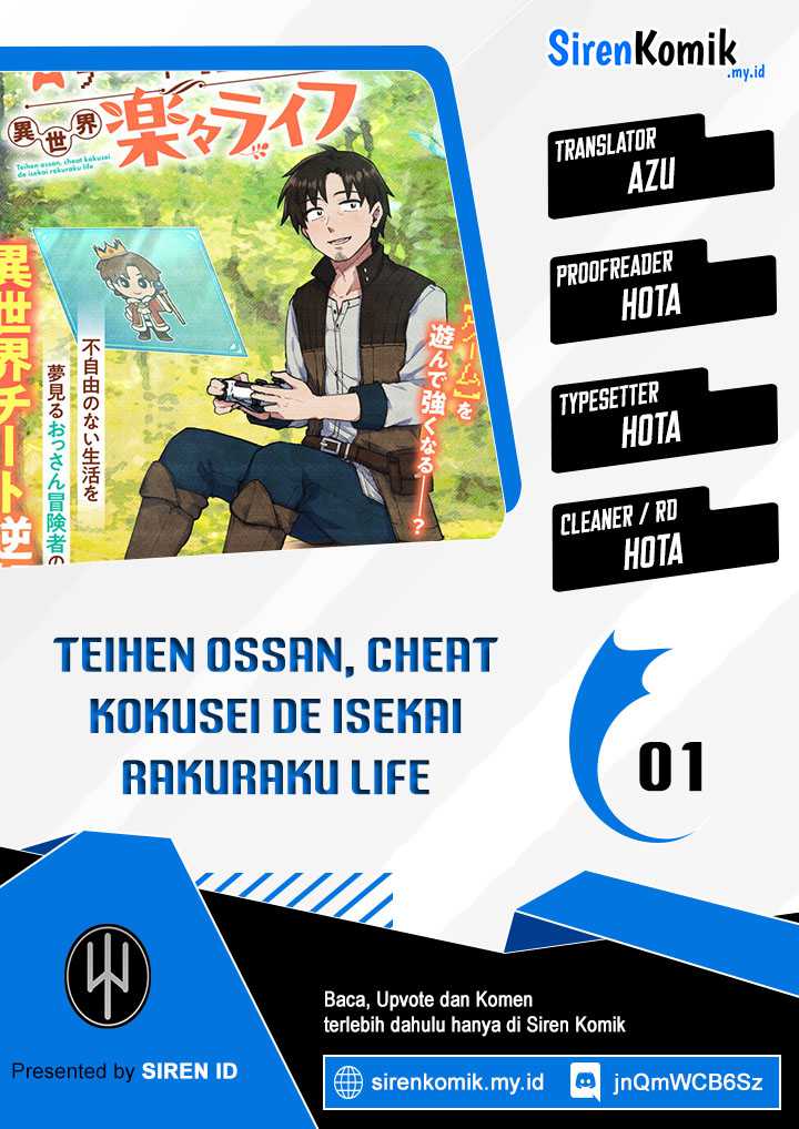 Teihen Ossan, Cheat Kokusei de Isekai Rakuraku Life Chapter 01