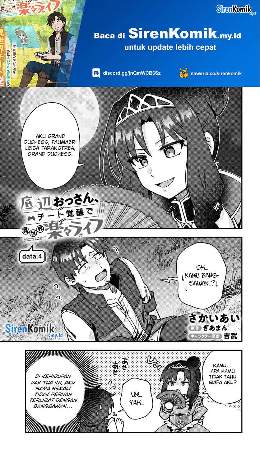 Teihen Ossan, Cheat Kokusei de Isekai Rakuraku Life Chapter 04.1