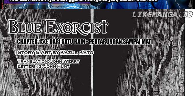 Ao No Exorcist Chapter 150 page 1