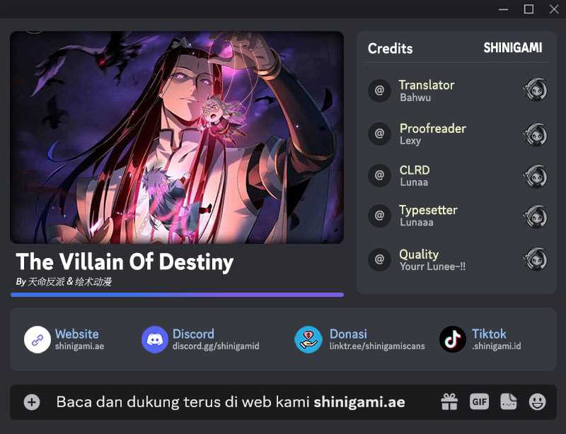 The Villain Of Destiny Chapter 247