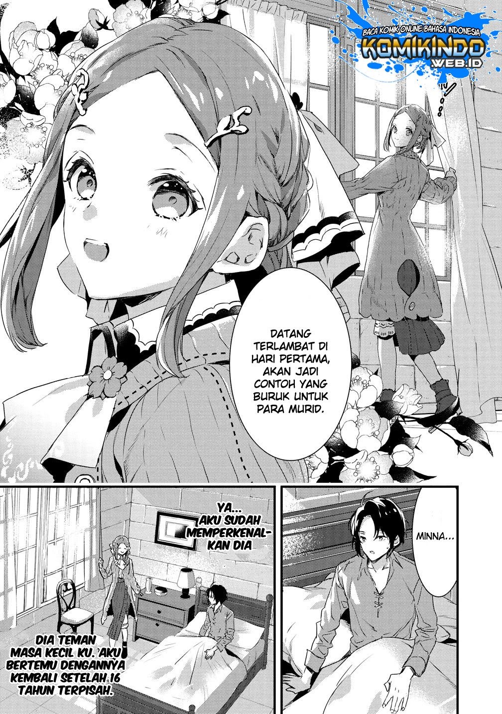 Kyuutei Mahou-shi Kubi ni Nattande, Inaka ni Kaette Mahou-ka no Sensei ni Narimasu Chapter 01.1