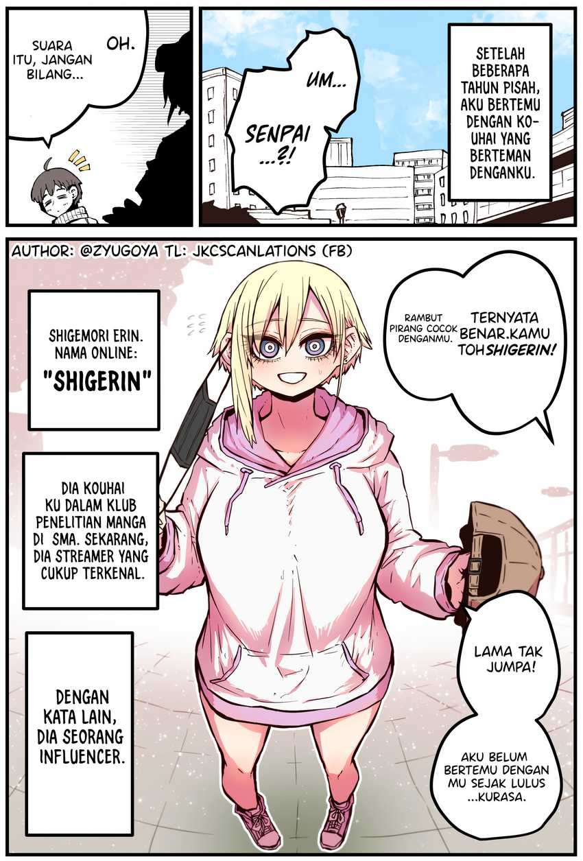Kouhai wa Inkya Agari no Infuruensaa Chapter 01