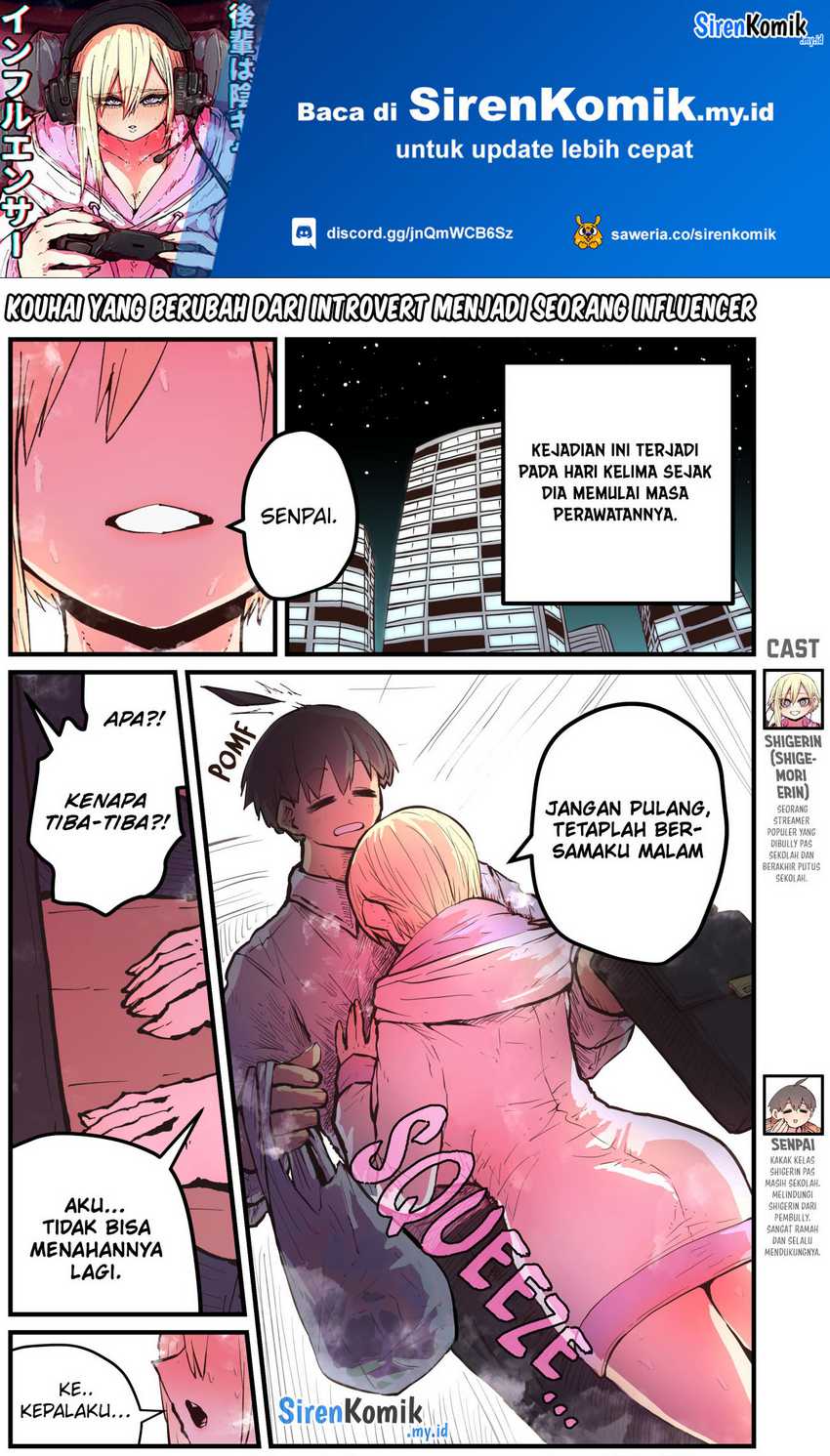 Kouhai wa Inkya Agari no Infuruensaa Chapter 05