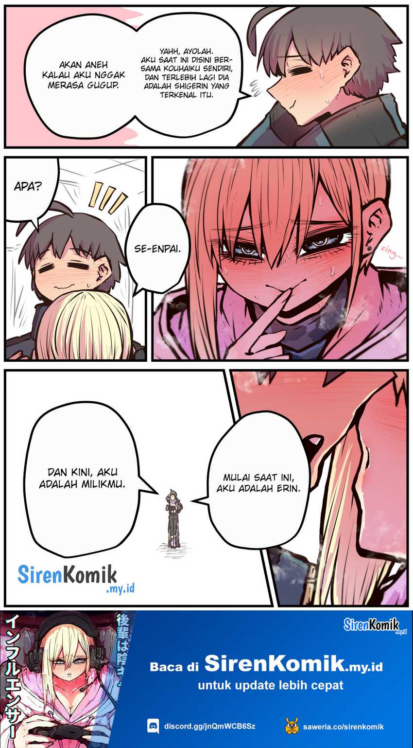 Kouhai wa Inkya Agari no Infuruensaa Chapter 12