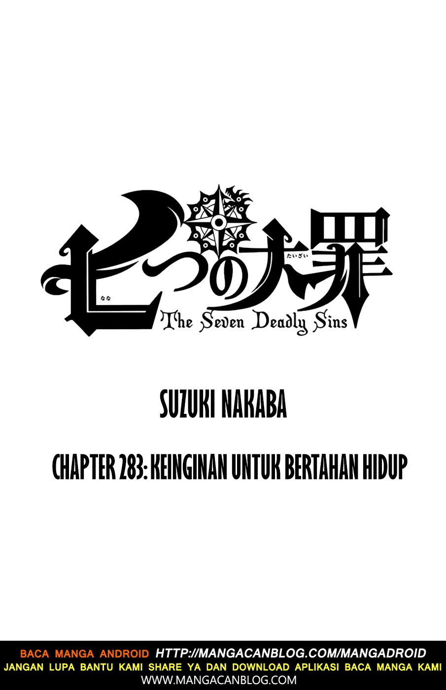 Nanatsu No Taizai Chapter 283